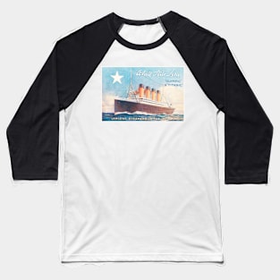 White Star Line's postcard Baseball T-Shirt